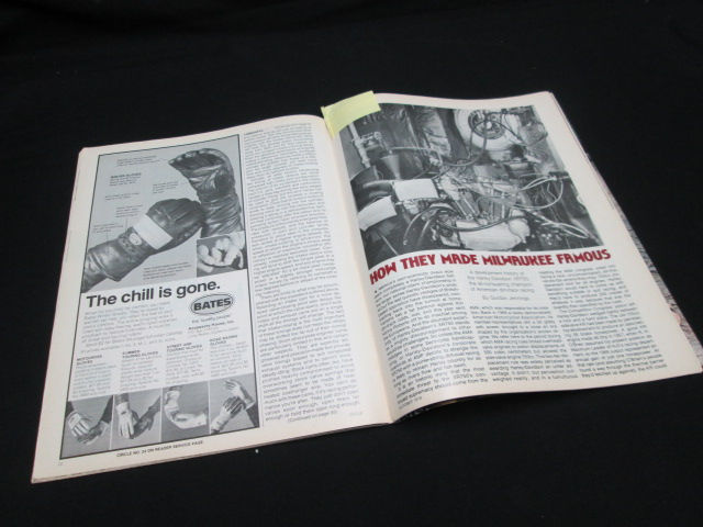 Thumbnail: Cycle Magazines with Harley XR750 Motor Engine Articles