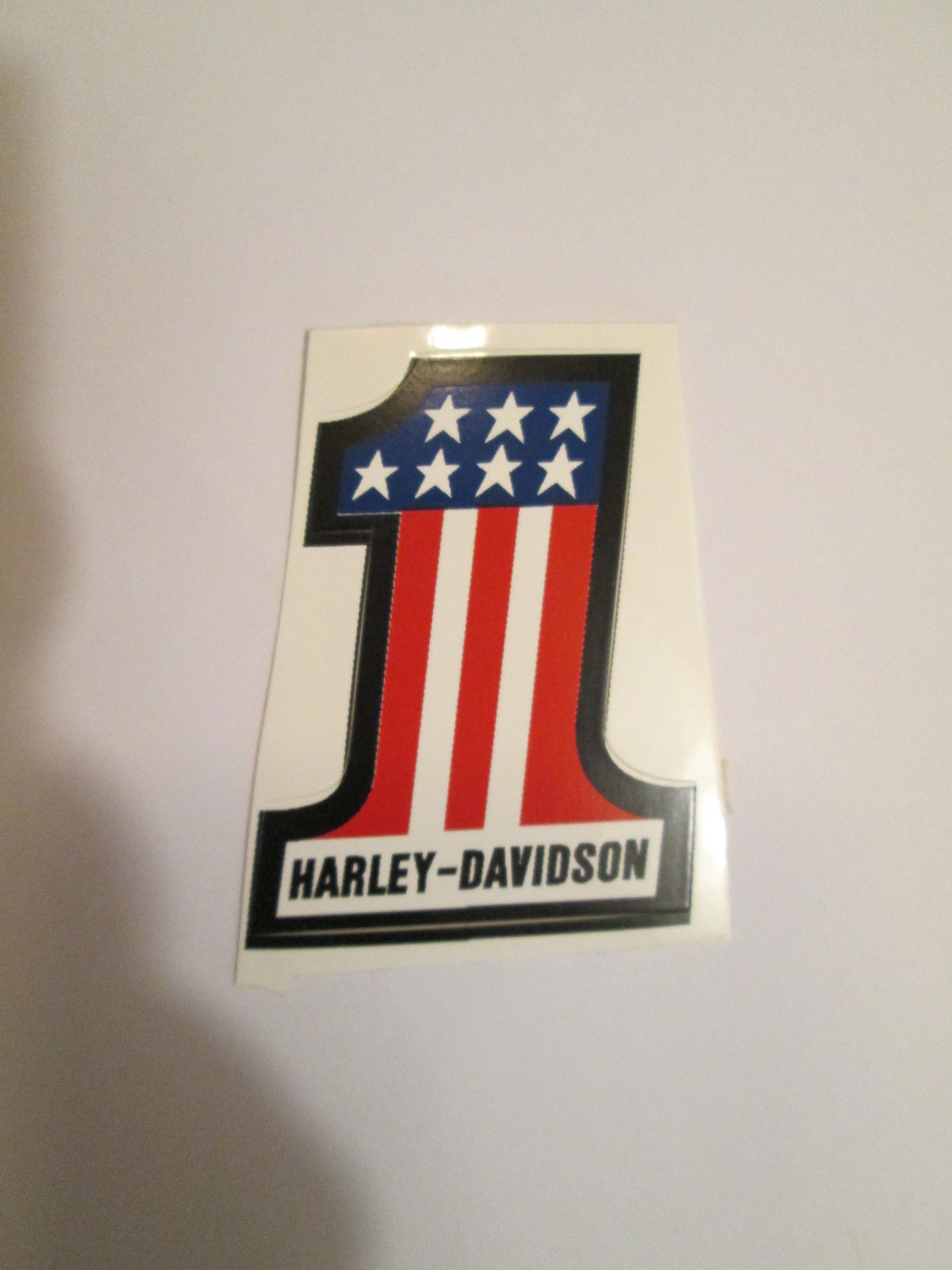 Harley Davidson 1" #1 Decal