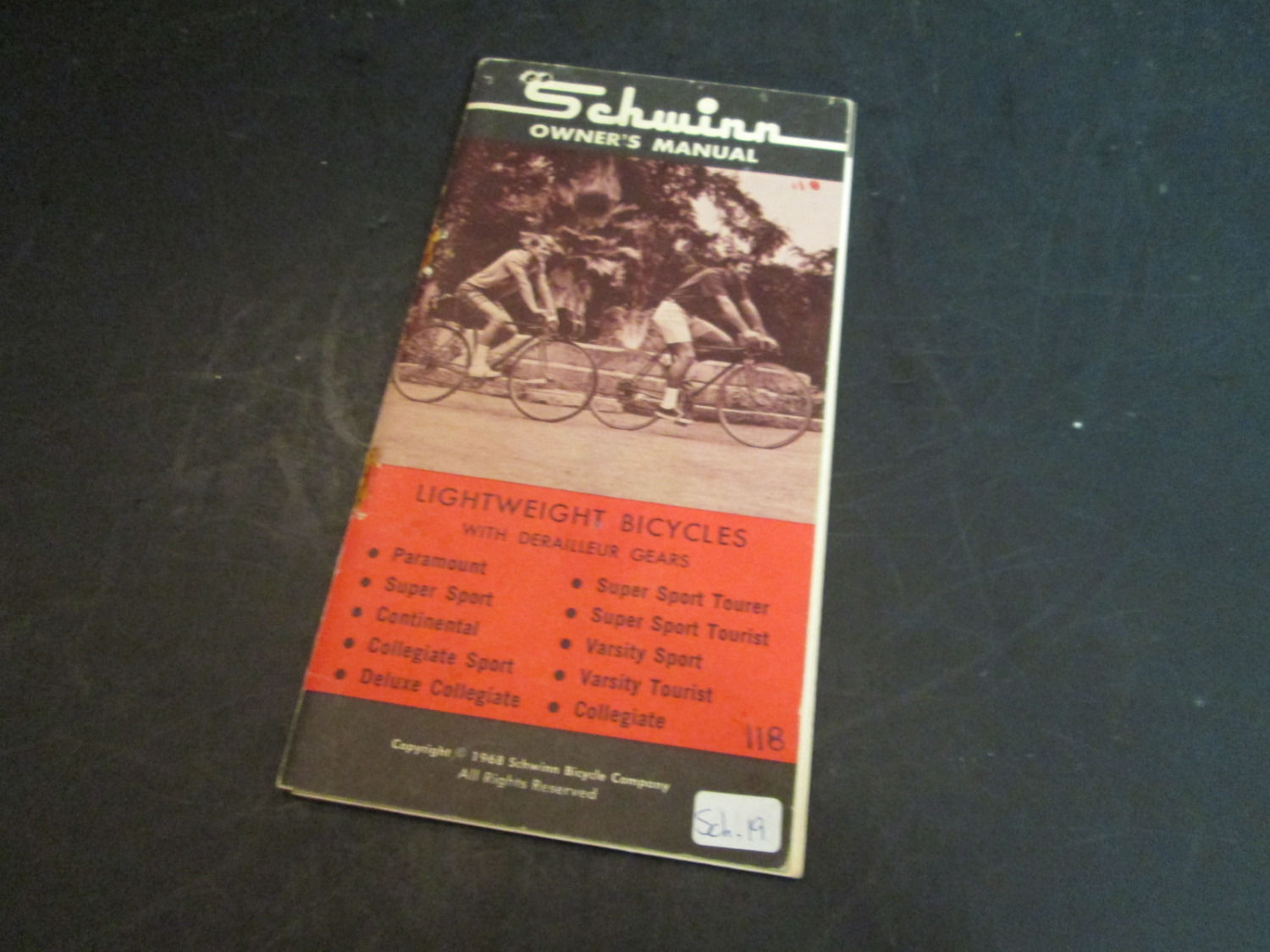 1968 Schwinn Owners Manual