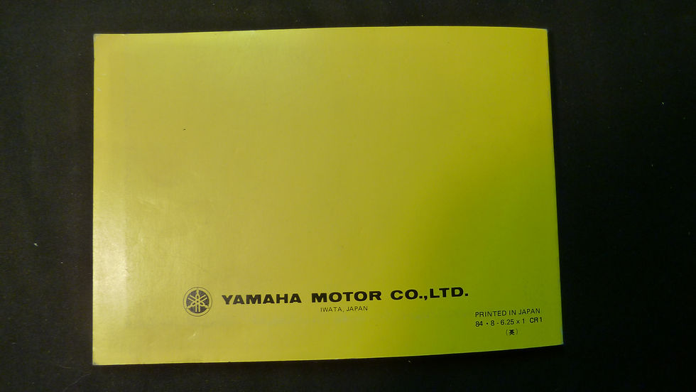 Thumbnail: 1984 Yamaha YFM80N Owners Manual