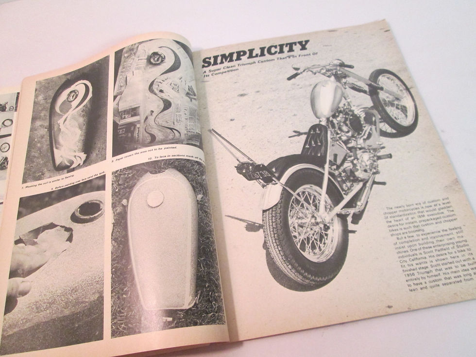 Thumbnail: 69' Cycle Guide Custom Manual 70' Cycle Guide