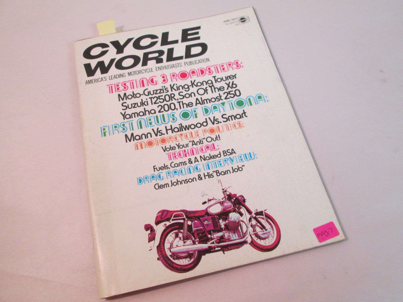 Cycle World Magazine Harley XR XR-750 Dirt Track