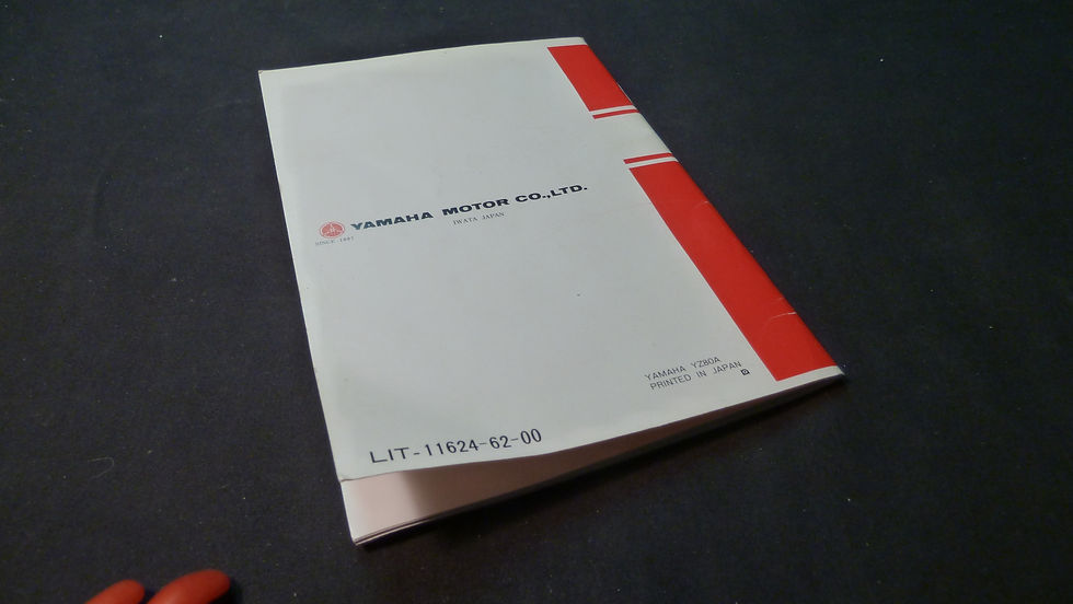 Thumbnail: 1979 & 80 Yamaha MX175G Owners / Service Manual