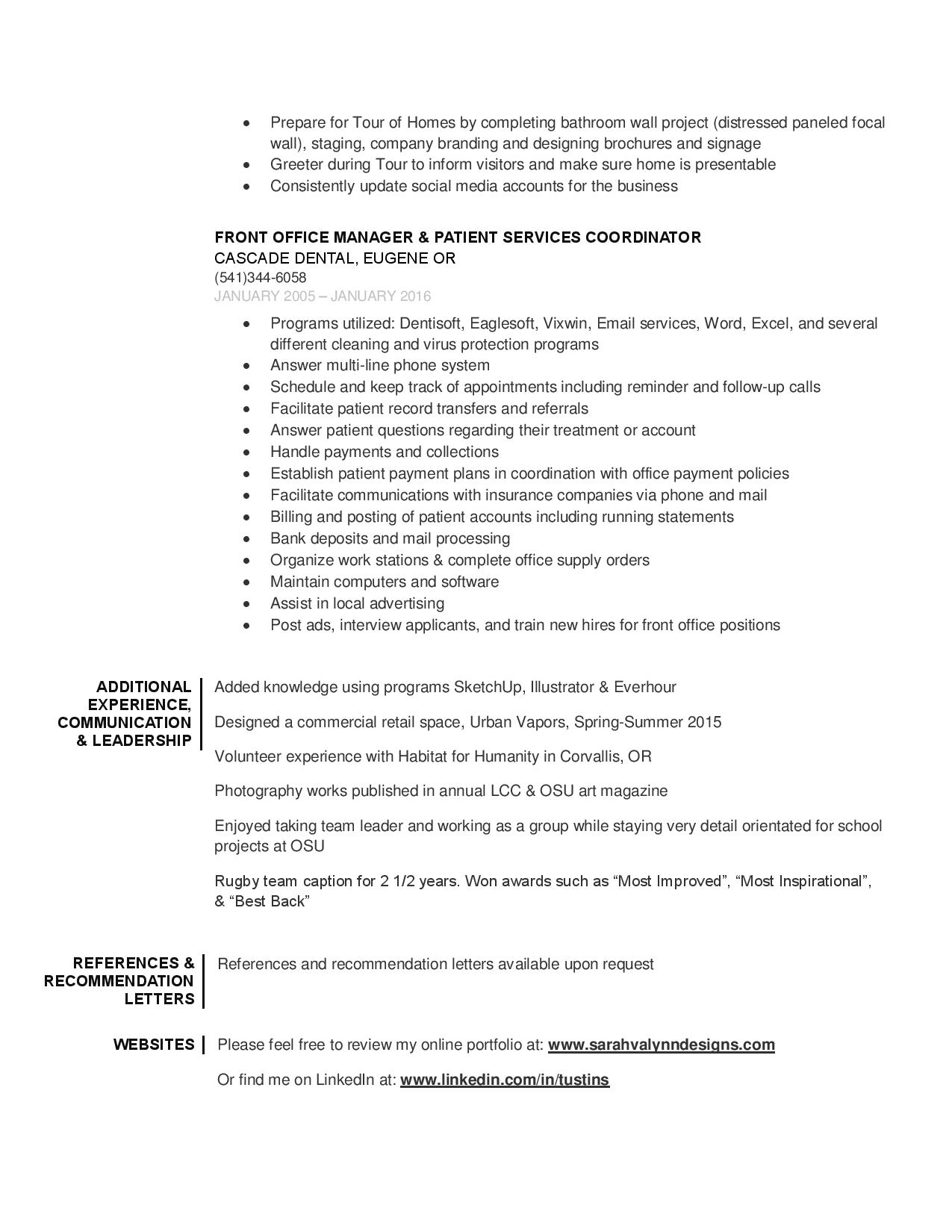 drafting resume samples