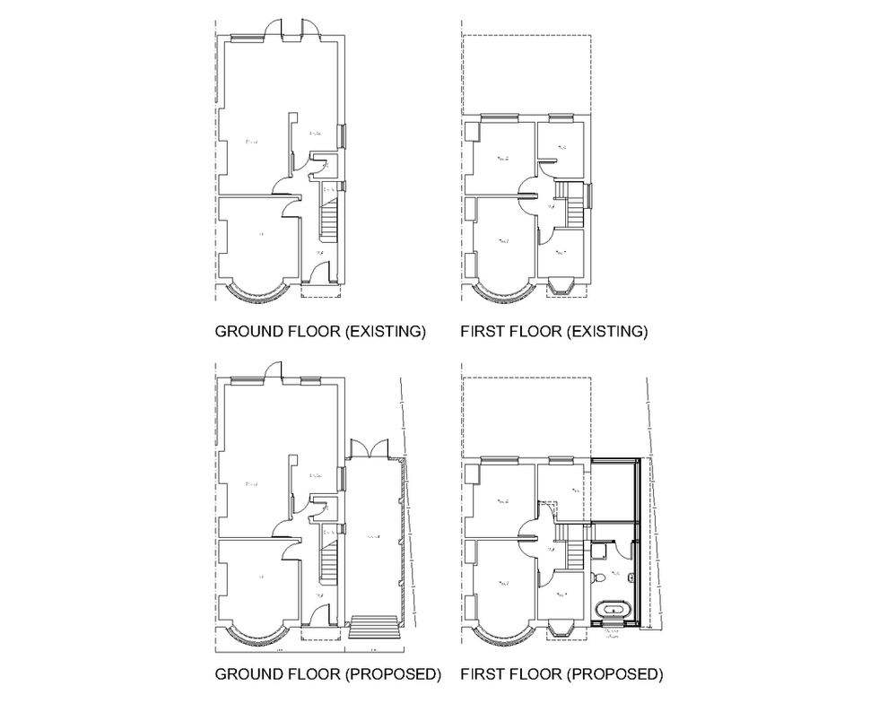 Existing & Proposed Floor Plans