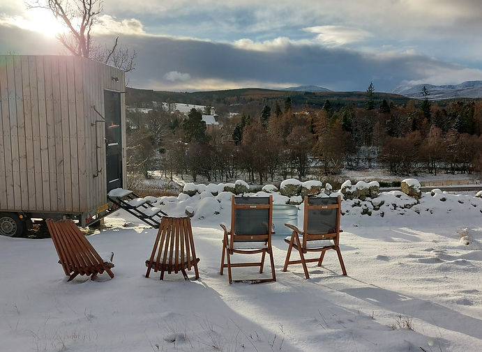Winter at the Sauna