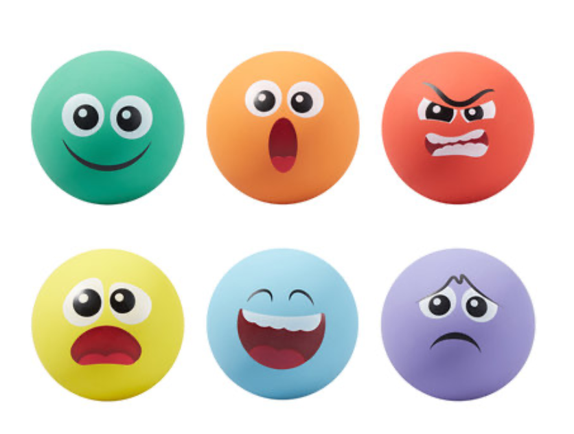Face Bouncy Ball - Assorted