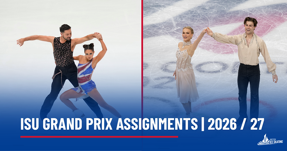 Fear & Gibson and Bekker & Hernandez handed 2026/27 ISU Grand Prix assignments