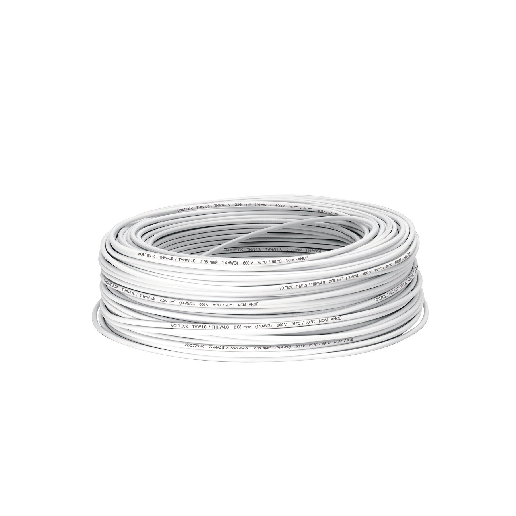 46057 MM2   CABLE THHW-LS  14 AWG  COLOR BLANCO