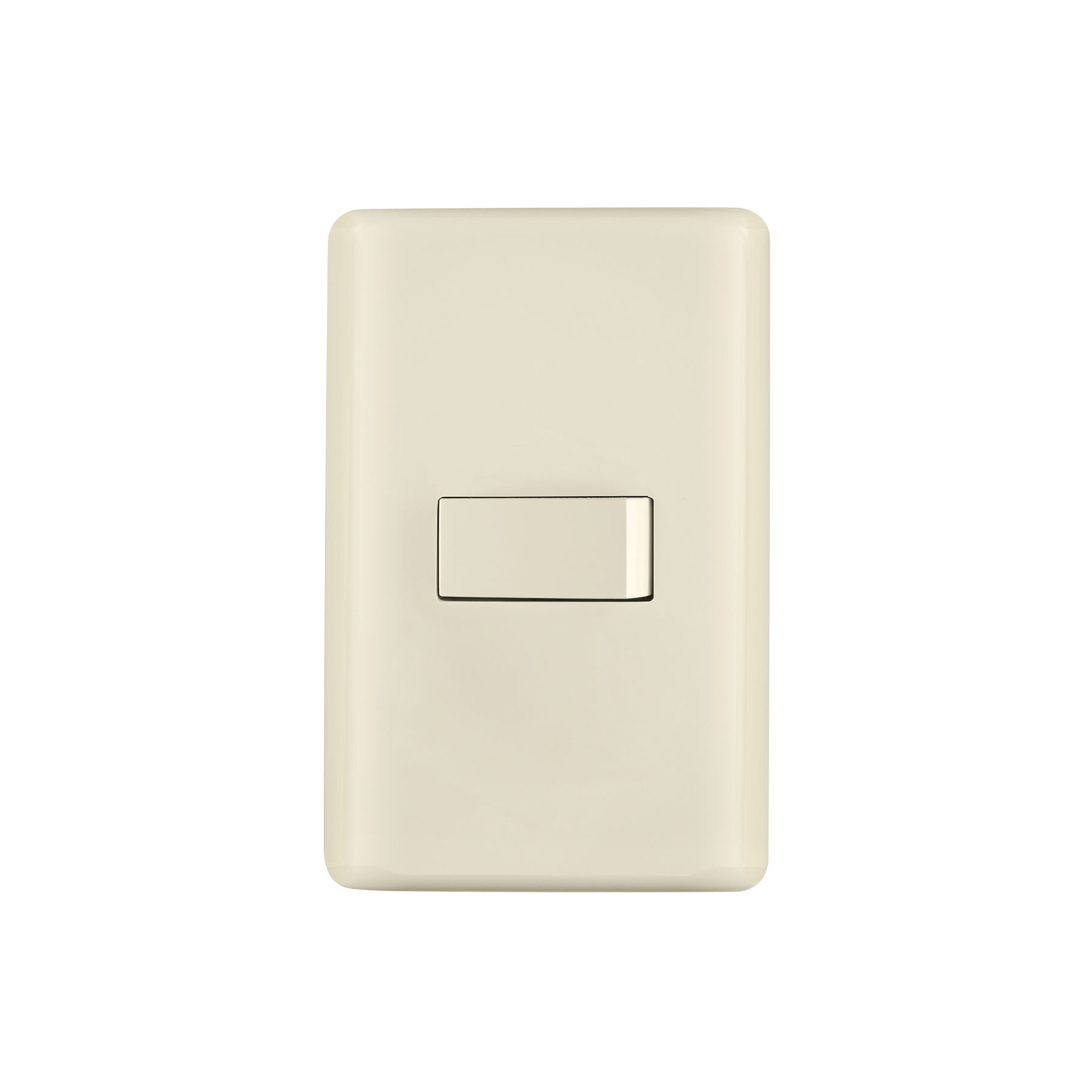 26642 PLACA ARMADA 1 INTERRUPTOR SENCILLO, MARFIL, VOLTECK