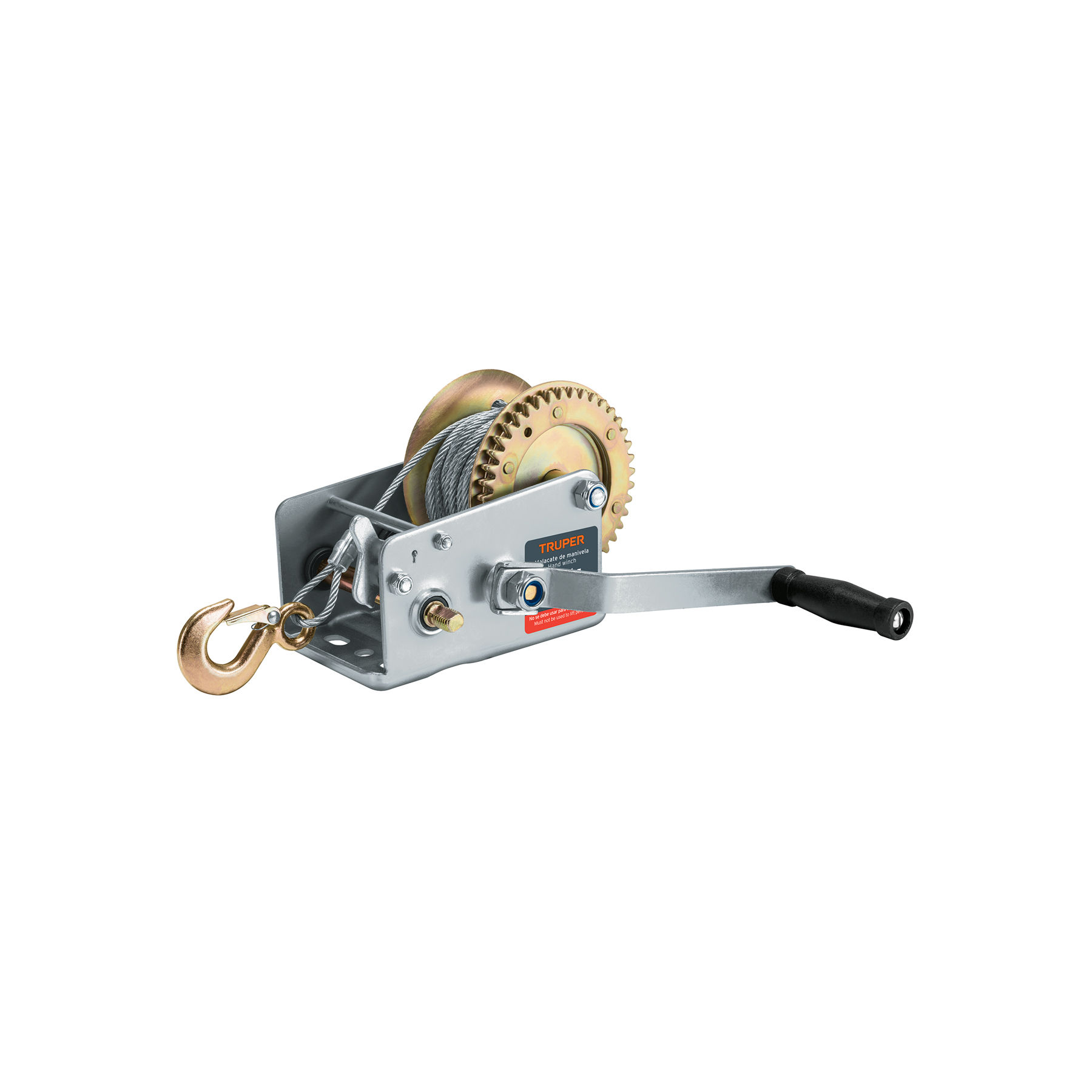 14721 MALACATE CON CABLE DE 910 KG