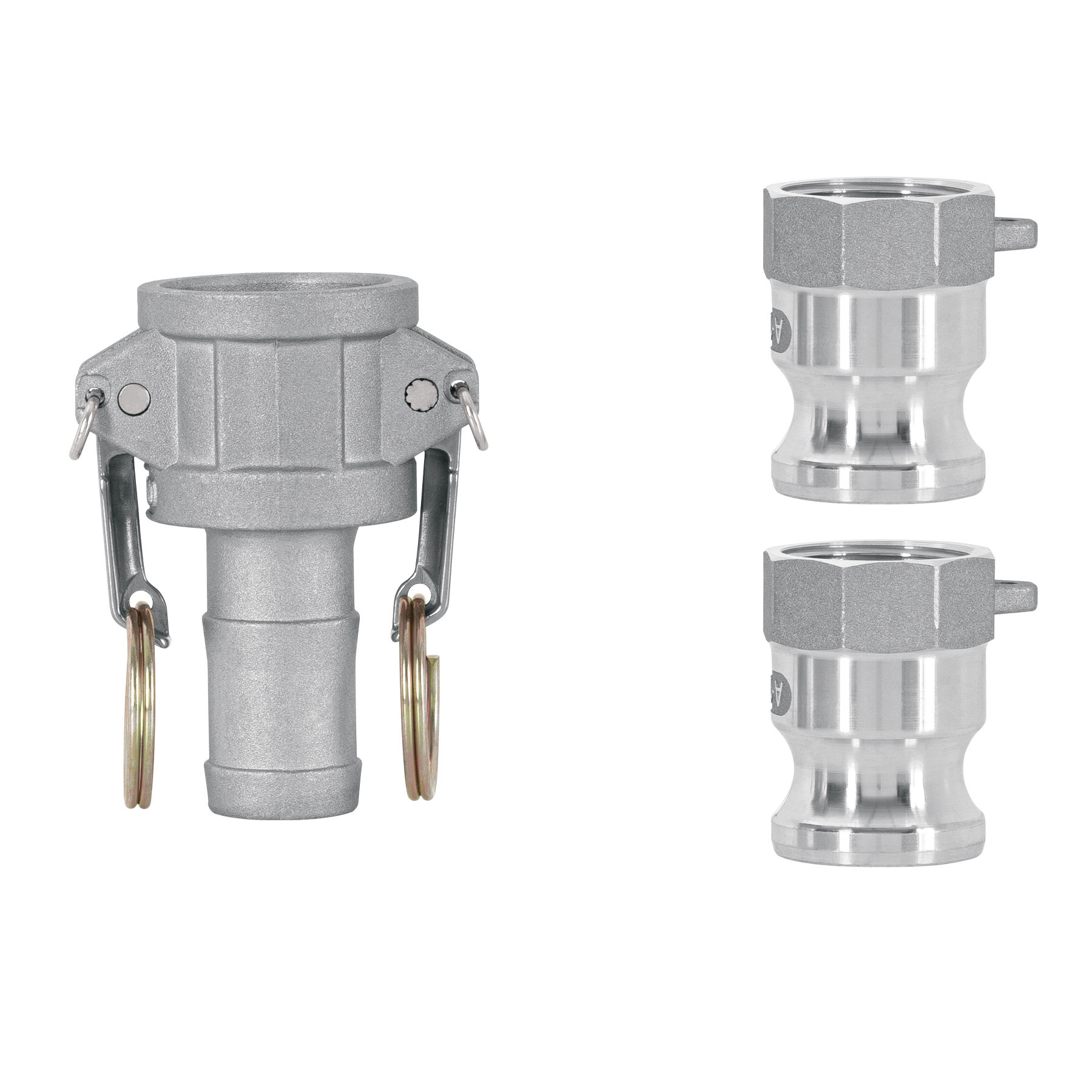 103762 JUEGO DE CONEXIONES RÁPIDAS P/MANGUERA DE 1" PARA MOTOBOMBA