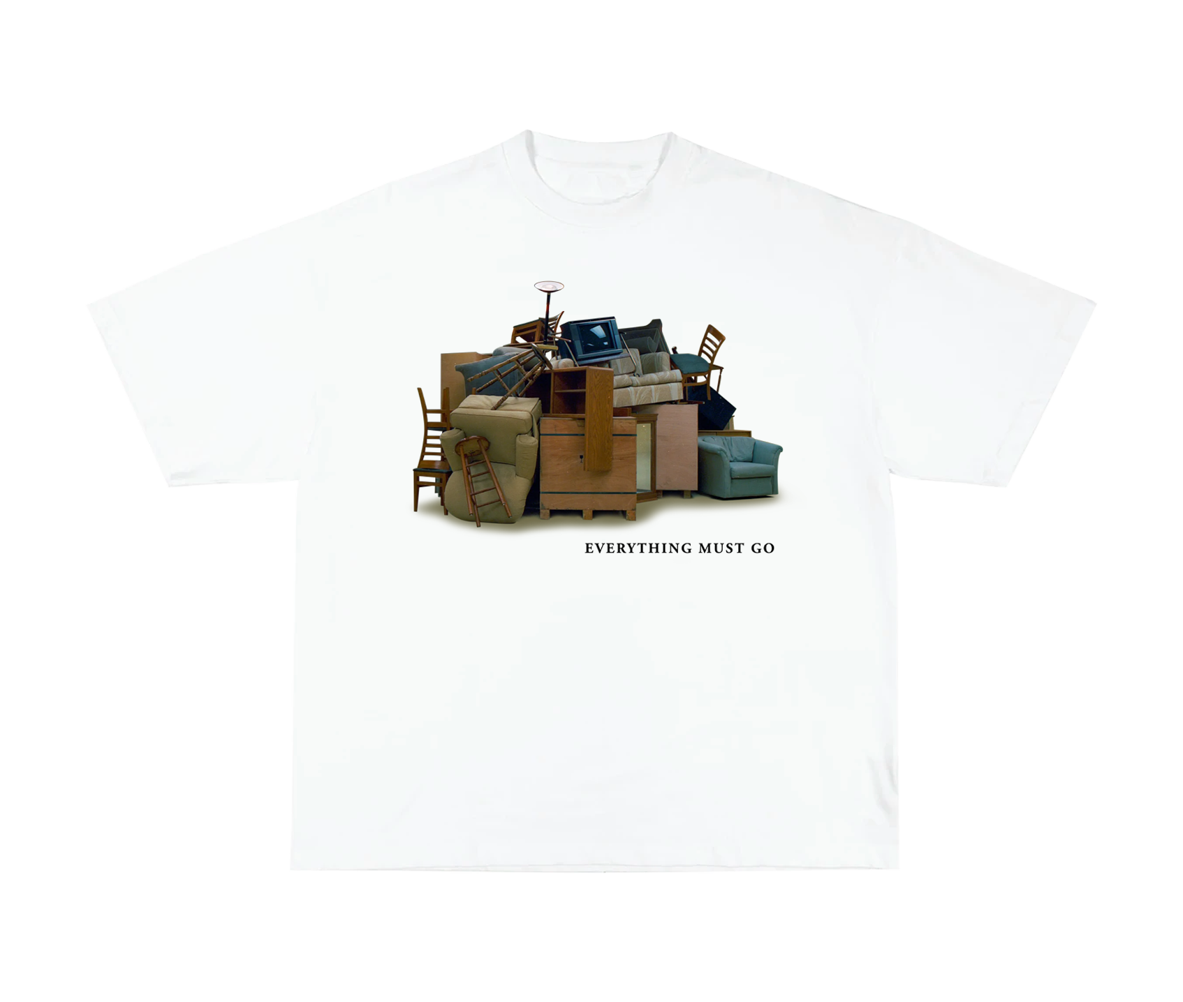 EVERYTHING MUST GO | Backrooms Inspired Graphic Tee