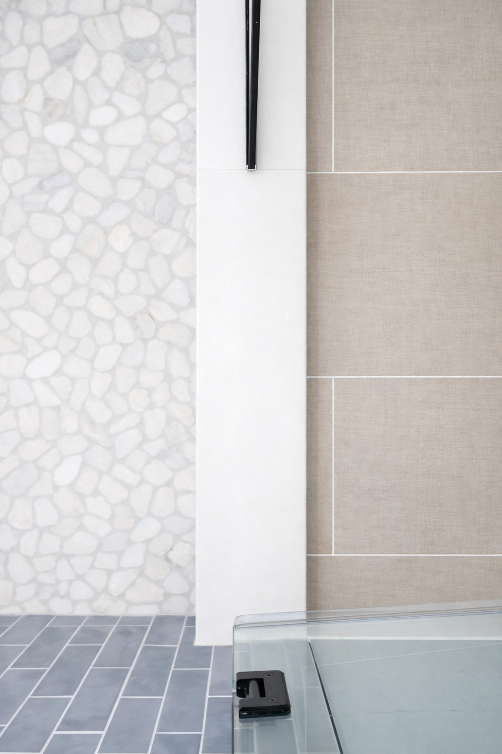 Guest bathroom tile