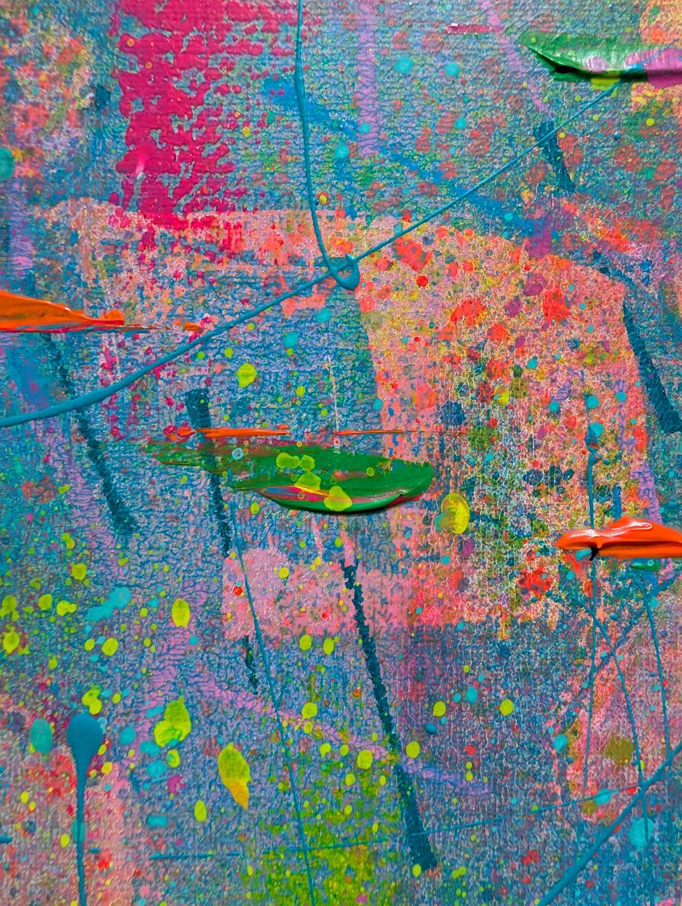 crop of Day Trip abstract painting