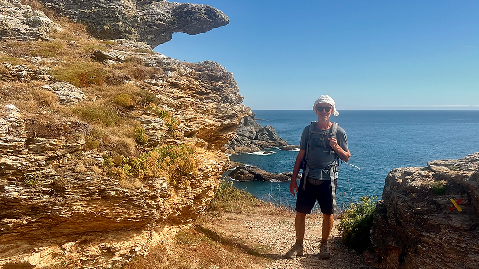 Francois Thouret, sur le sentier côtier de Belle-Ile-en-mer