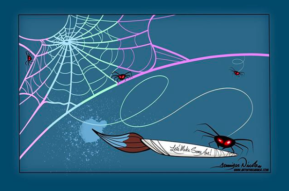 7-2-19 Spider Art