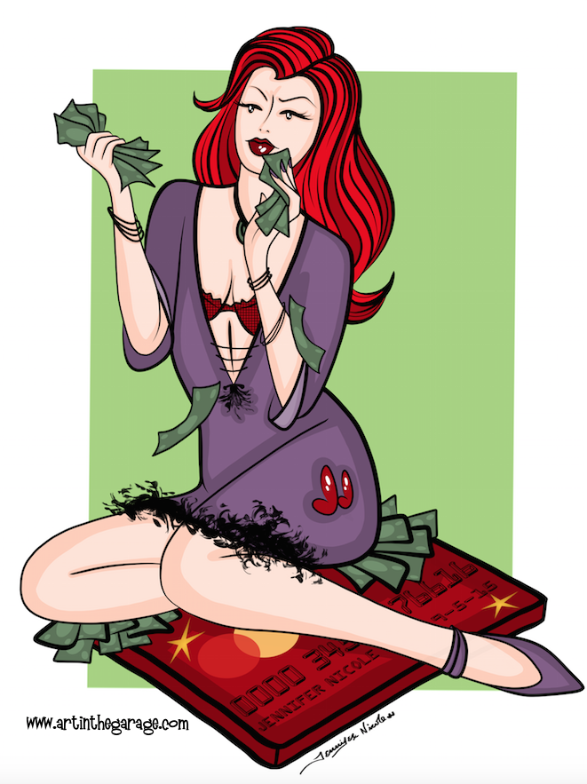9-5-15 I Want Money Pinup
