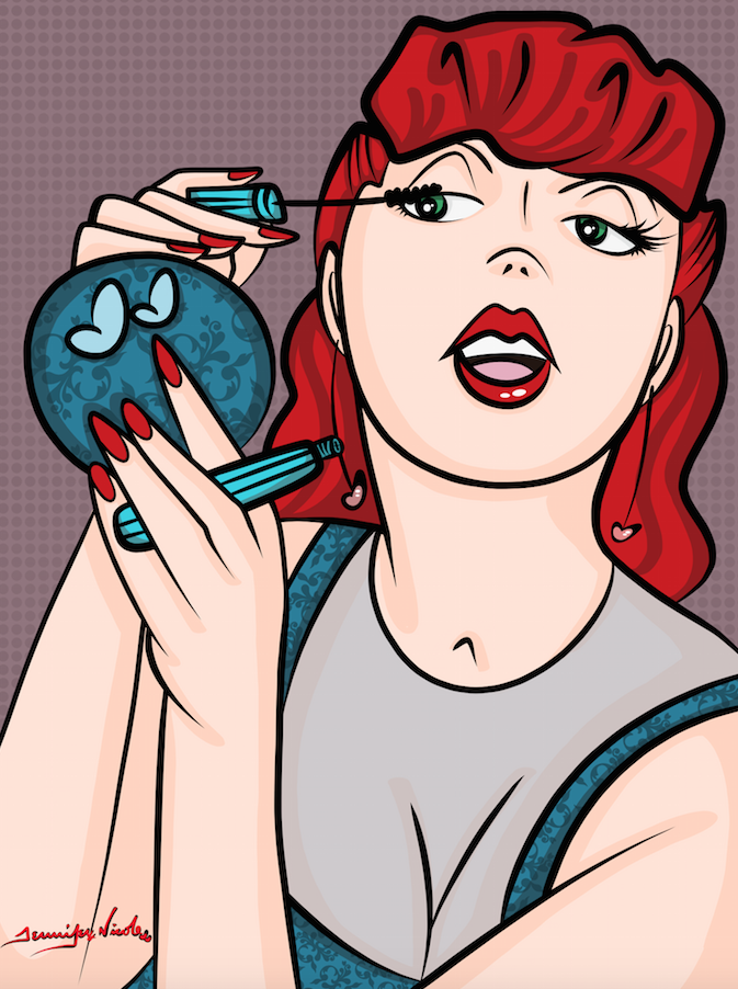 3-24-15 Pin Up Primping Finished