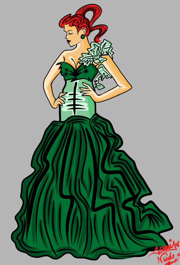 4-12-13 Lady In Green