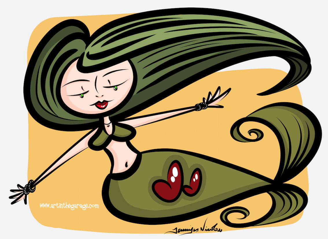 3-17-16 Green Mergirl