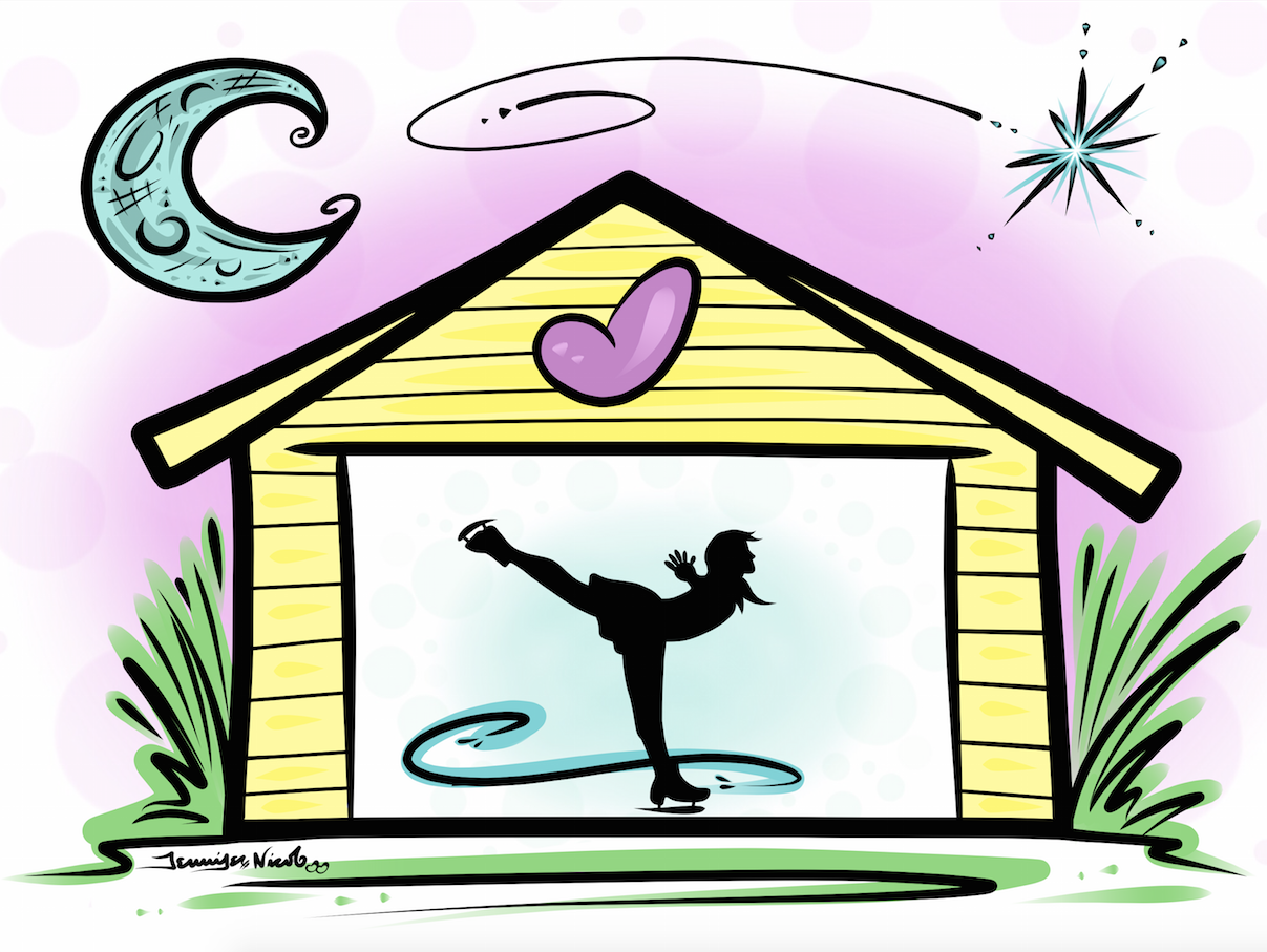 1-19-15 Art In The Garage Ice Rink