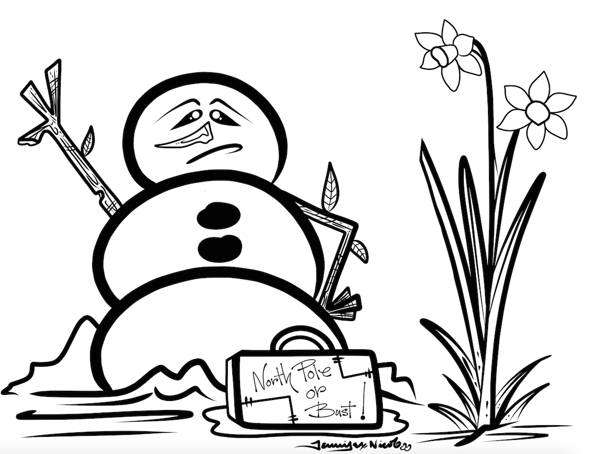 3-6-15 Pack Your Bags Snowman