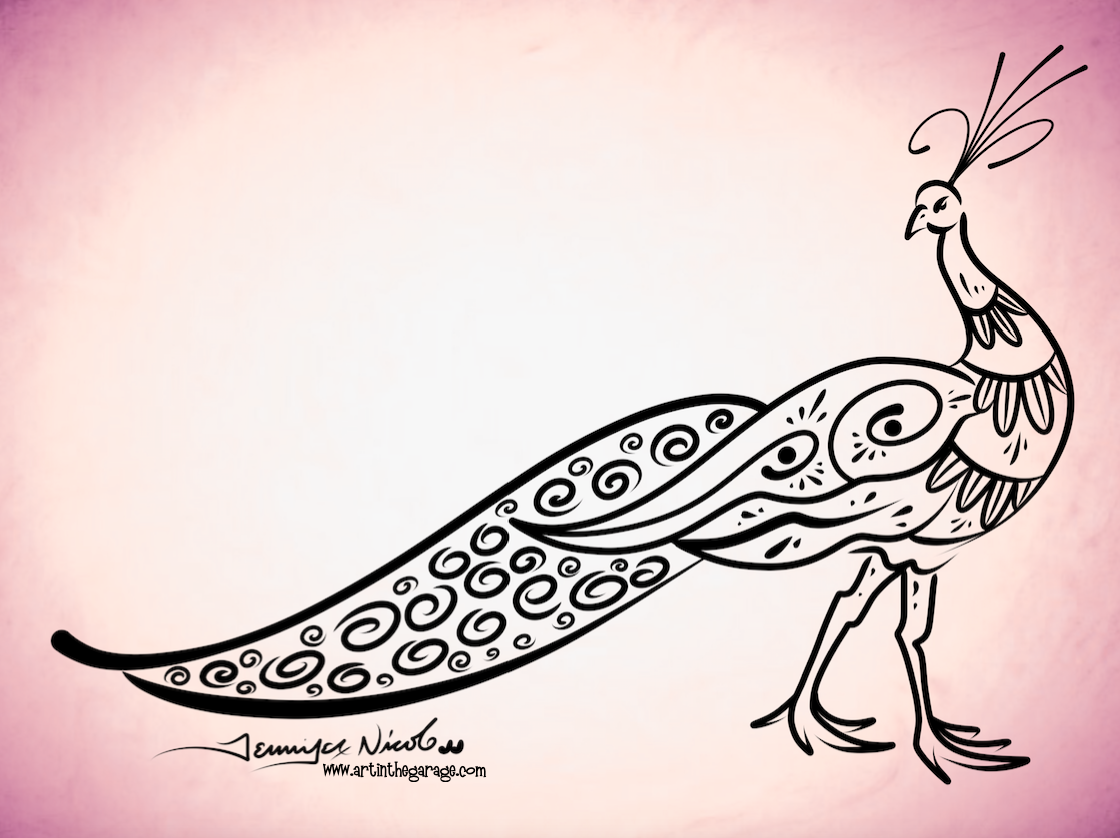 4-16-16 Peacock 1 Outline