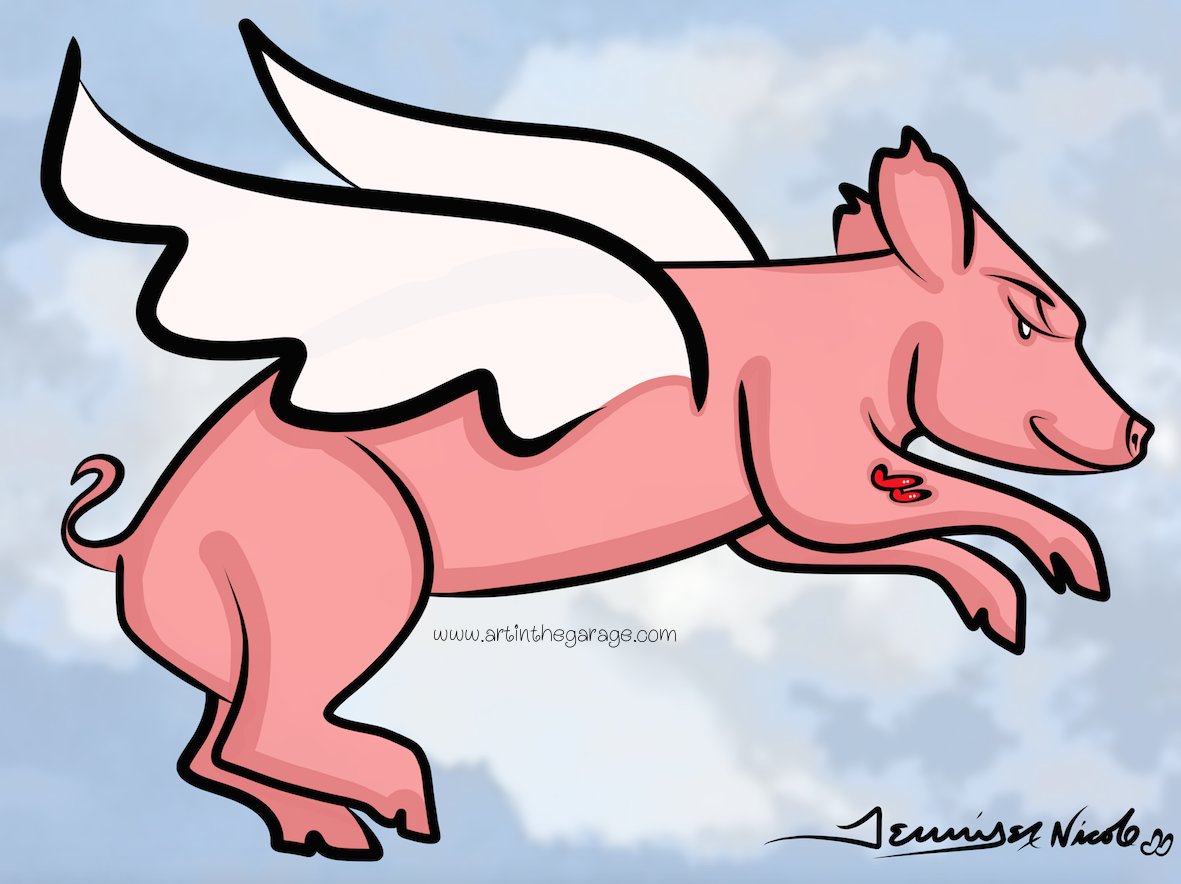 8-1-15 When Piggies Fly