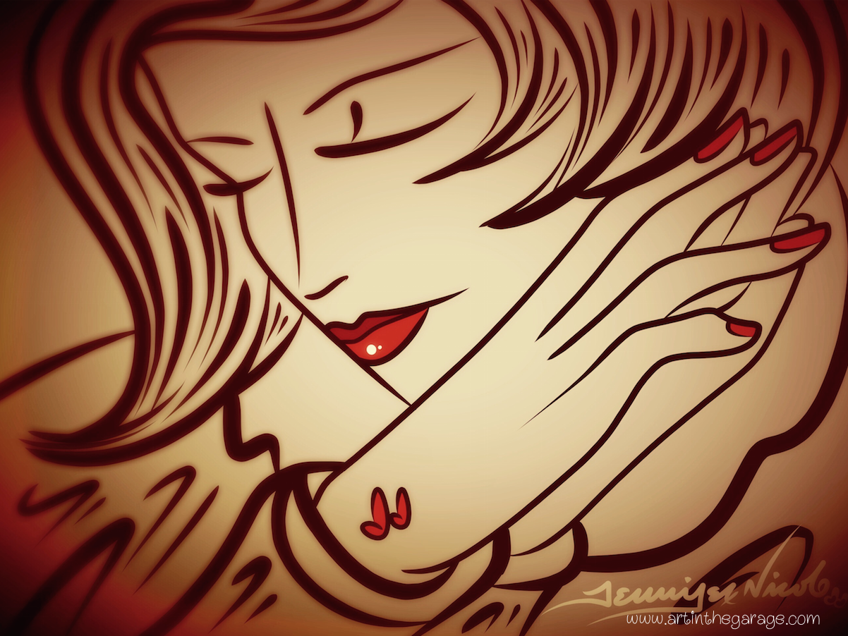 5-14-15 Glamour Pose Sepia SFX