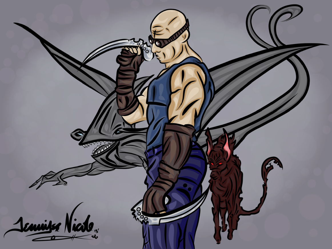 8-3-13 Riddick & His Pets