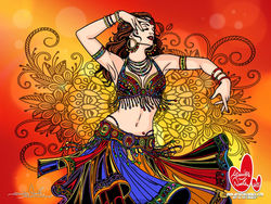 8-11-25 Crimson Grace Belly Dancer 4605