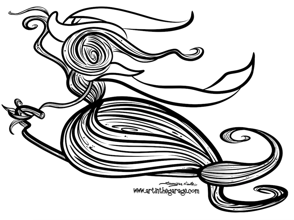 11-5-15 Stick Witch Outline
