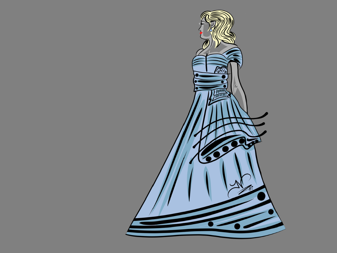 5-27-13 Woman In Dress