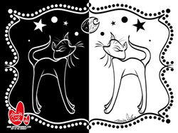 6-29-25 Black & White Kitties 4562