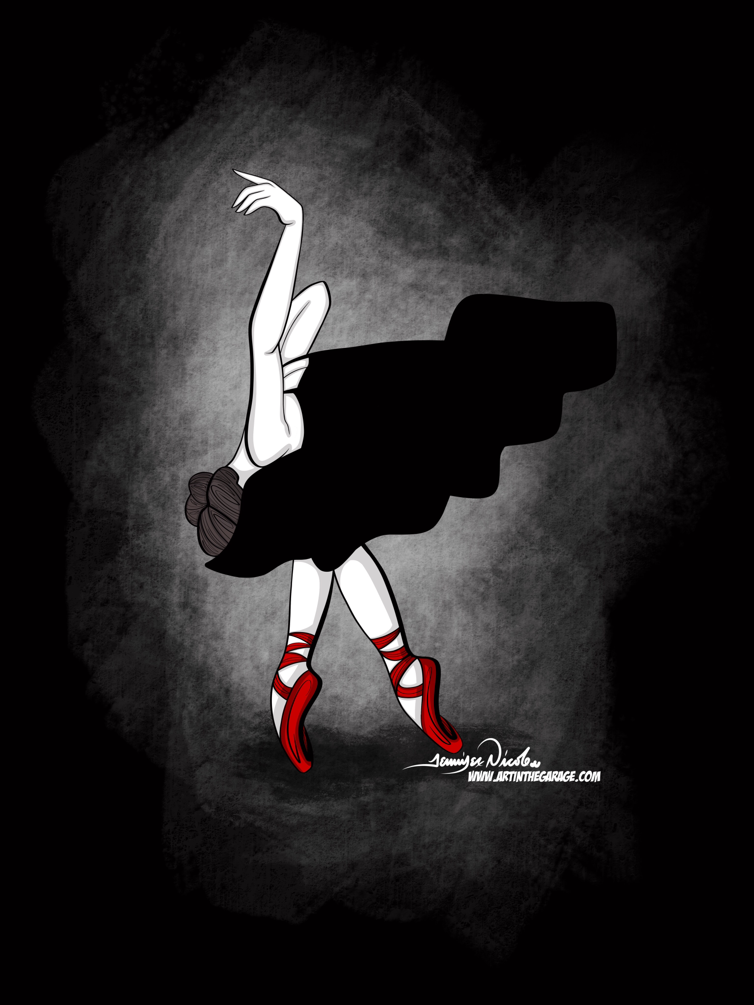 12-19-19 Ballerina With Red Shoes
