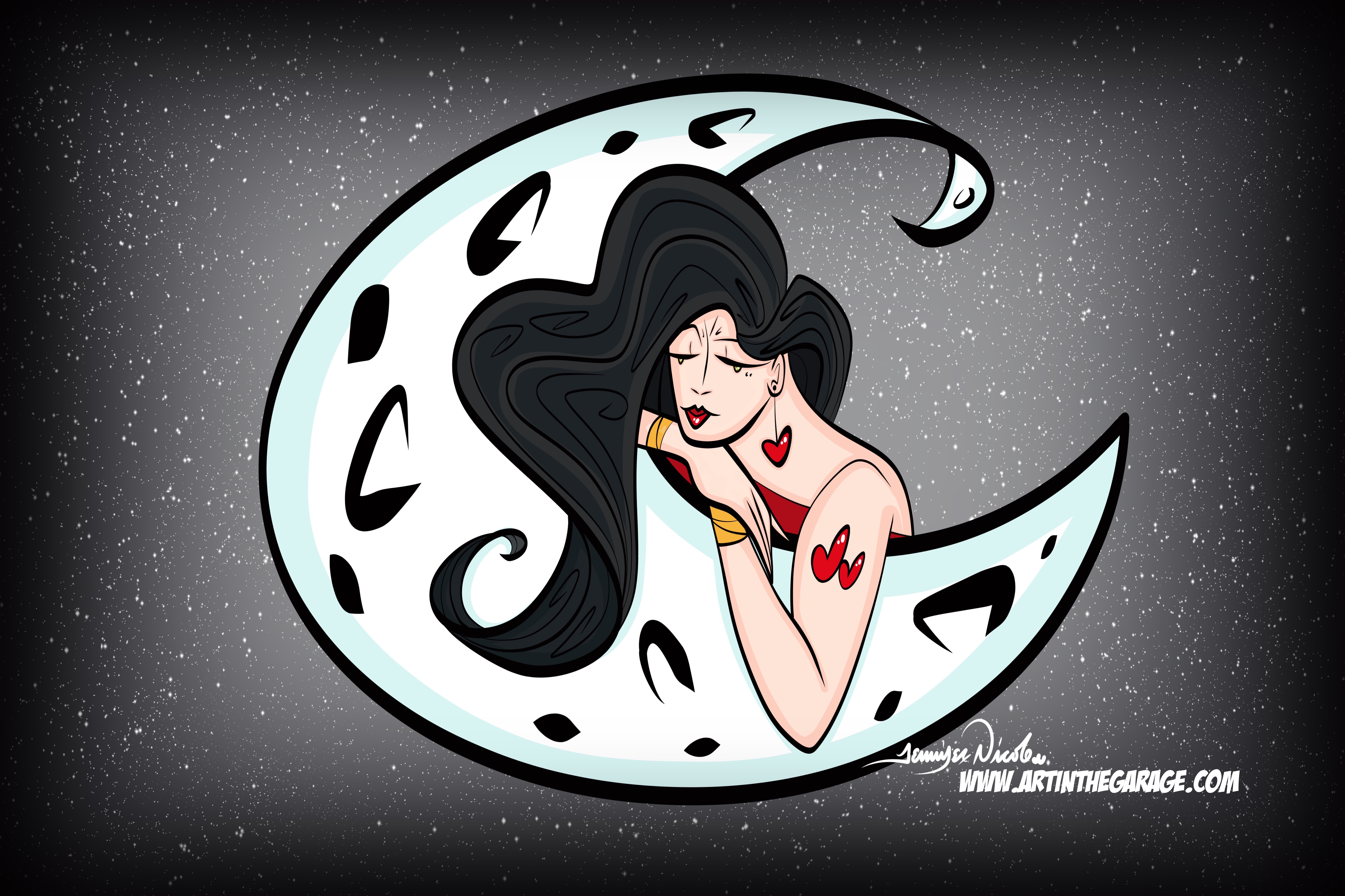 8-27-19 Goddess Of The Moon Brown Black.