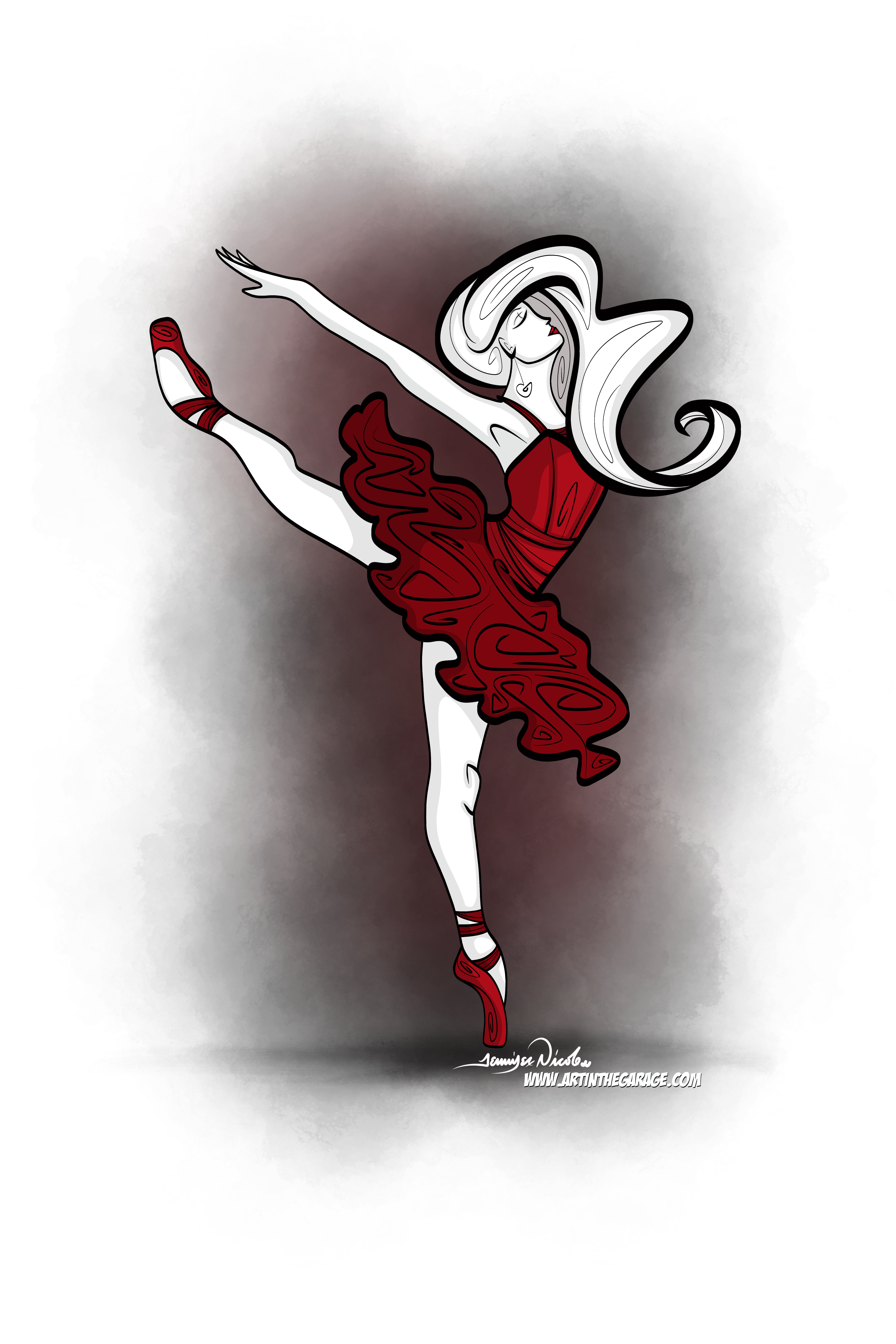 12-14-19 The Ballerina In Red