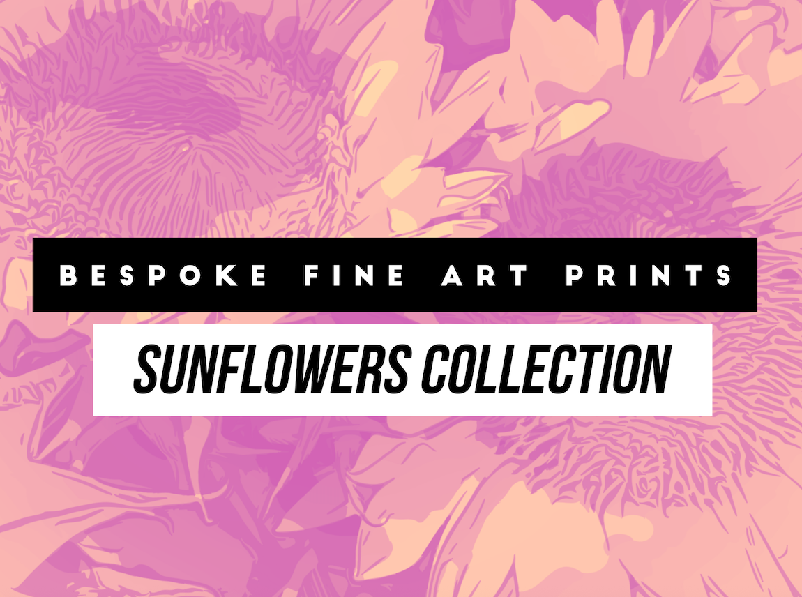 Bespoke Art Prints On Wood | Sunflowers