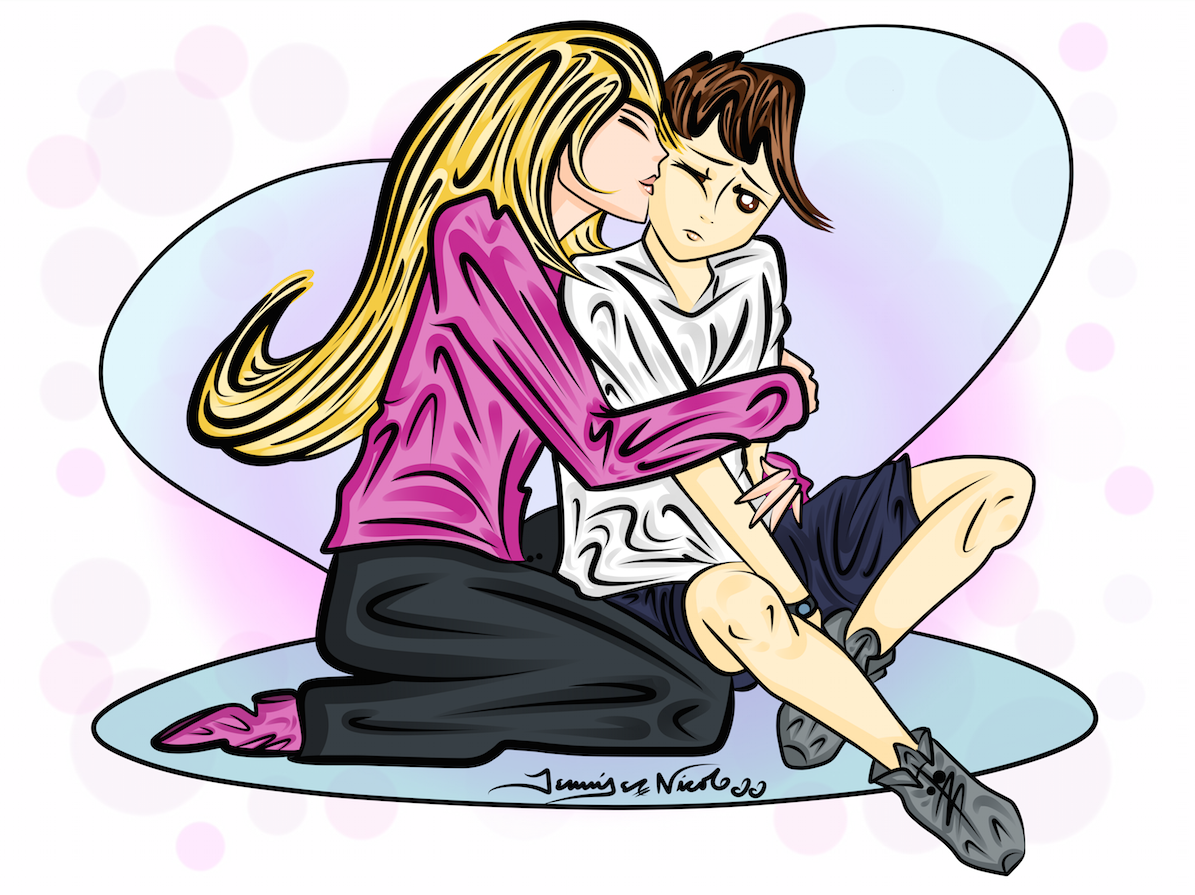 9-23-14 Smooching Nephews.png