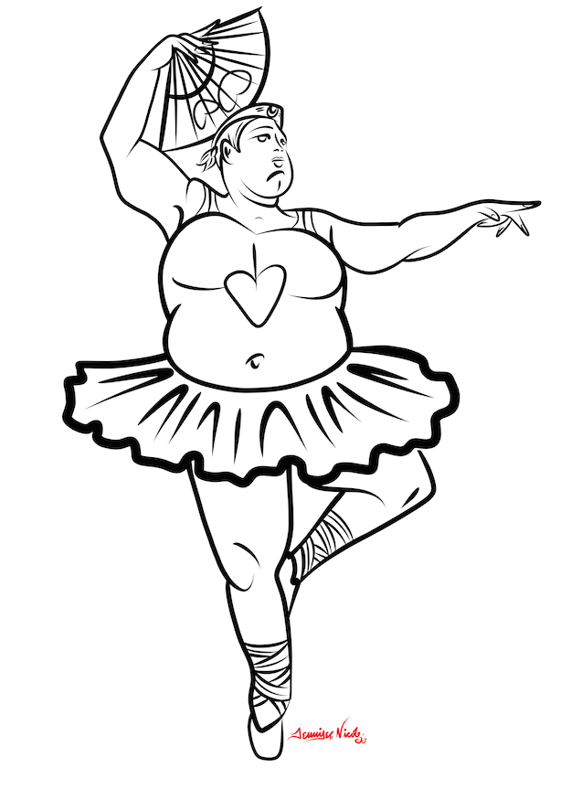 4-27-14 Samurai Ballerina Sketch.png