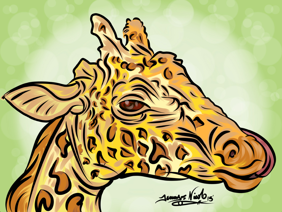 8-8-13 Giraffe Completed