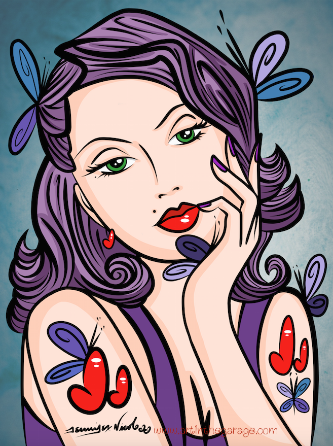 6-10-15 Butterfly Gal