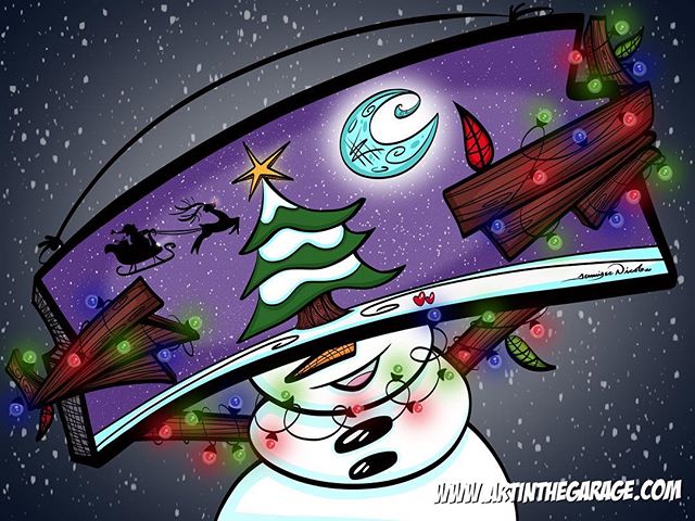 12-25-17 Holiday Holiday From Art In The Garage! I hope it was a fun day for you all!!!! #happychris