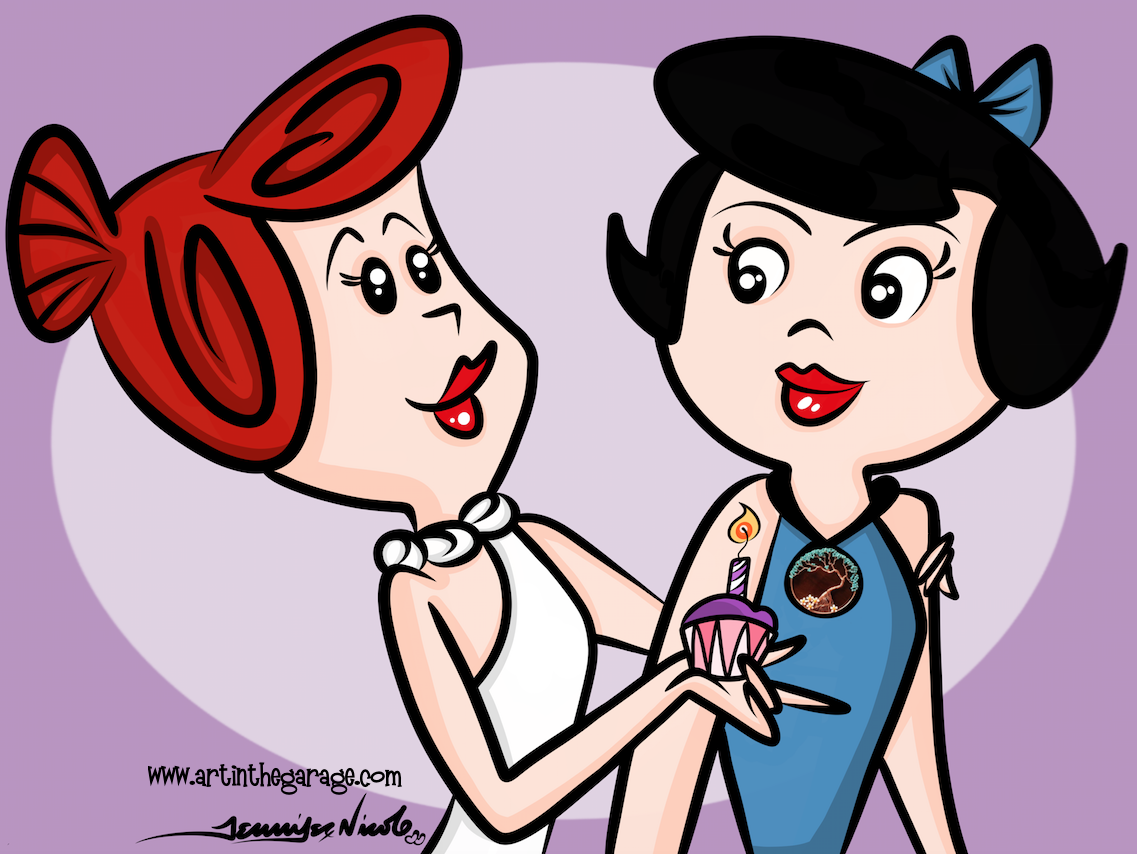 12-16-15 Wilma and Batty Celebrate A Birthday