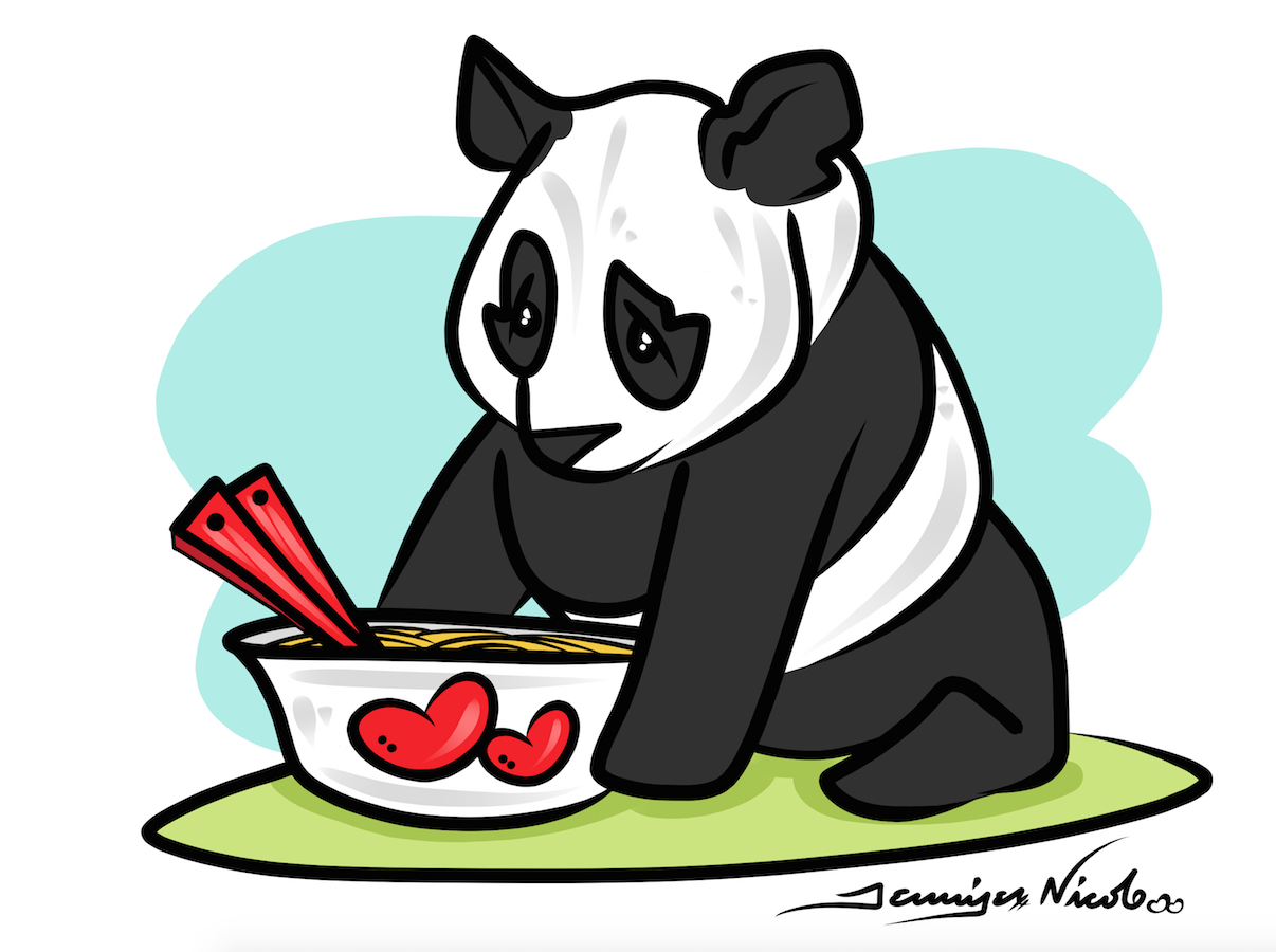 1-8-15 Panda Clipart