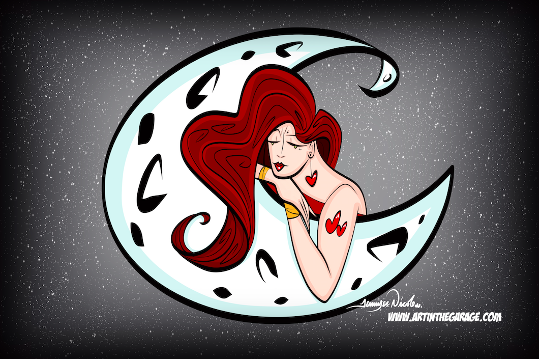 8-27-19 Goddess Of The Moon Red
