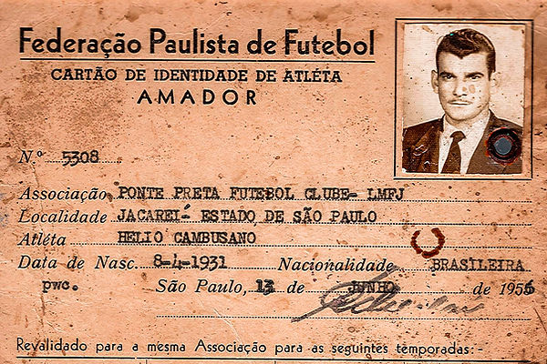 Identidade de atleta - Ponte Preta