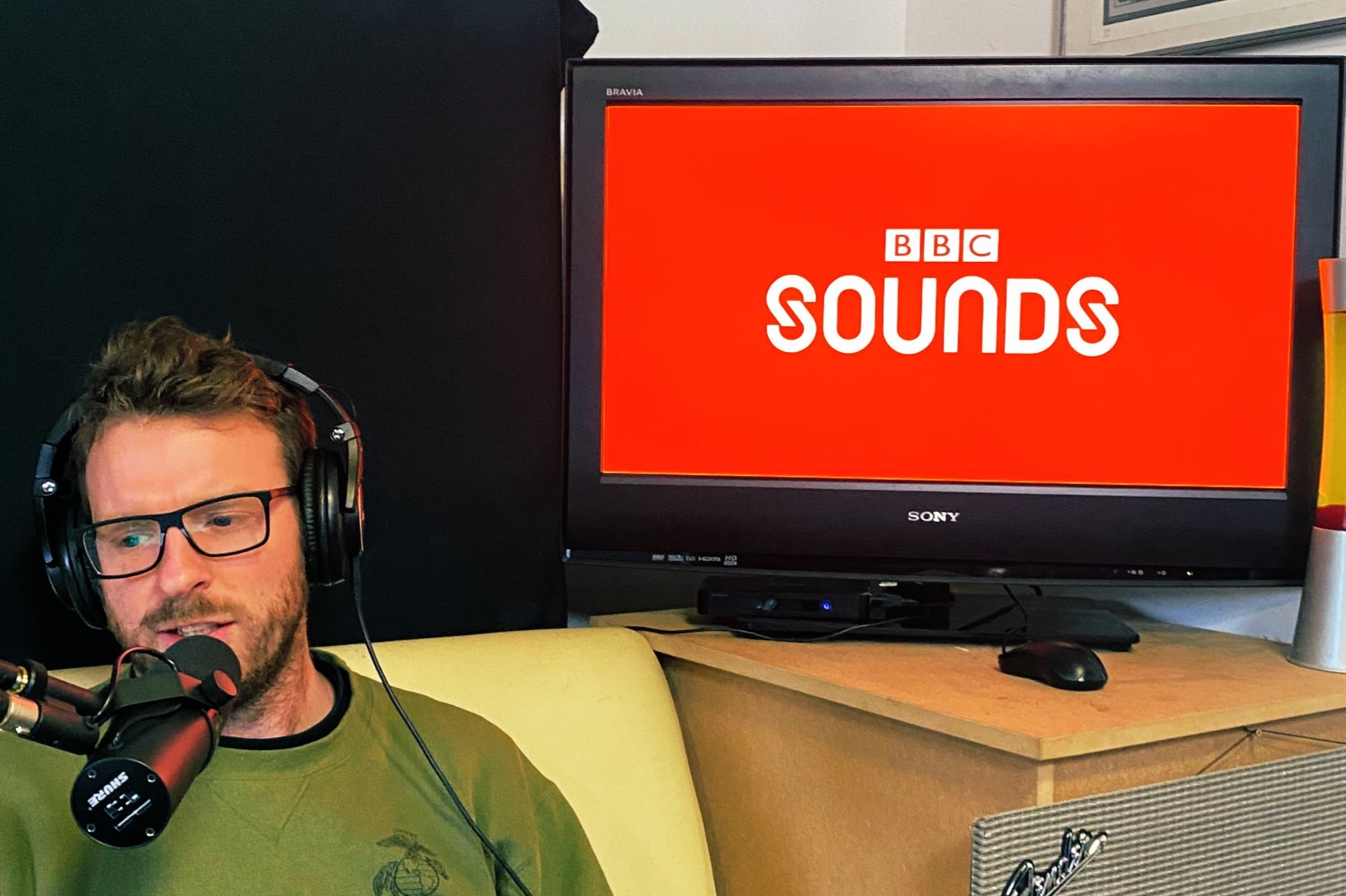 Loopmaniac podcast recording set