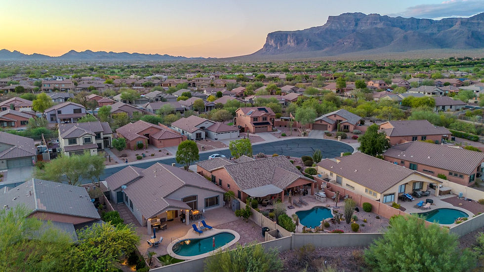 gold canyon sunset mountain